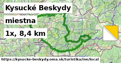 Kysucké Beskydy Turistické trasy iná miestna