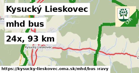 Kysucký Lieskovec Doprava bus 