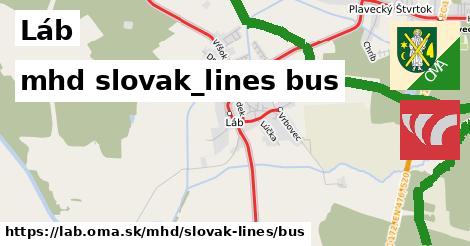 Láb Doprava slovak-lines bus