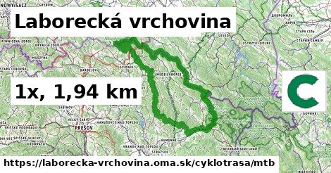 Laborecká vrchovina Cyklotrasy mtb 