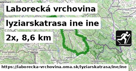 Laborecká vrchovina Lyžiarske trasy iná iná