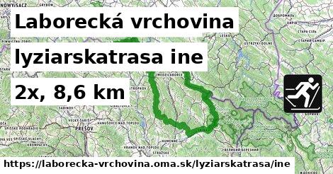 Laborecká vrchovina Lyžiarske trasy iná 