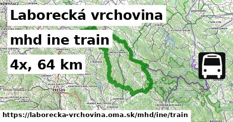 Laborecká vrchovina Doprava iná train