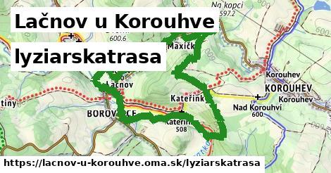 Lačnov u Korouhve Lyžiarske trasy  