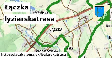 Łączka Lyžiarske trasy  