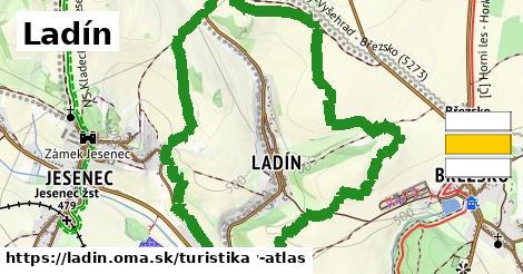 Ladín Turistické trasy  