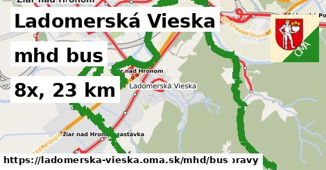 Ladomerská Vieska Doprava bus 