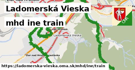 Ladomerská Vieska Doprava iná train