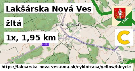 Lakšárska Nová Ves Cyklotrasy žltá bicycle