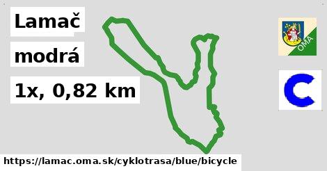 Lamač Cyklotrasy modrá bicycle