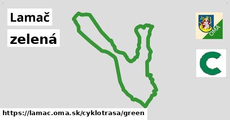 Lamač Cyklotrasy zelená 