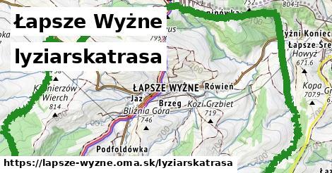 Łapsze Wyżne Lyžiarske trasy  