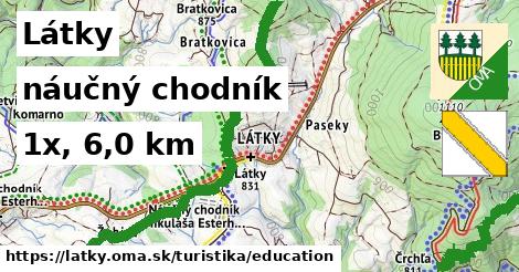 Látky Turistické trasy náučný chodník 