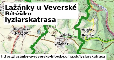 Lažánky u Veverské Bítýšky Lyžiarske trasy  