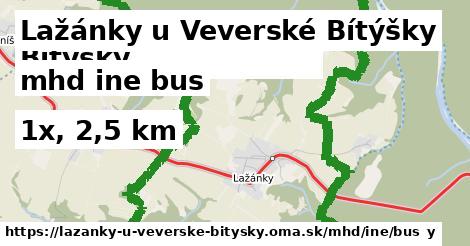 Lažánky u Veverské Bítýšky Doprava iná bus