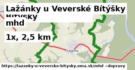 Lažánky u Veverské Bítýšky Doprava  