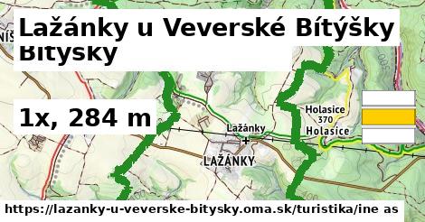 Lažánky u Veverské Bítýšky Turistické trasy iná 