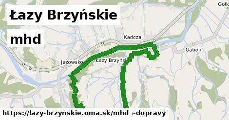 Łazy Brzyńskie Doprava  