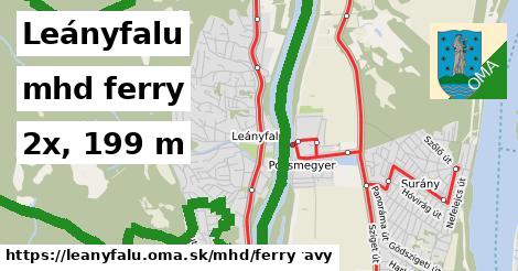 Leányfalu Doprava ferry 