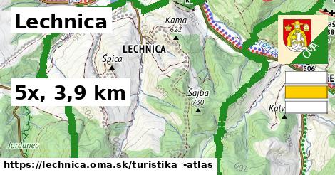 Lechnica Turistické trasy  