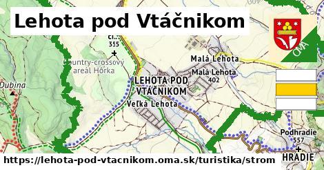 Lehota pod Vtáčnikom Turistické trasy strom 