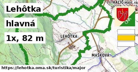 Lehôtka Turistické trasy hlavná 