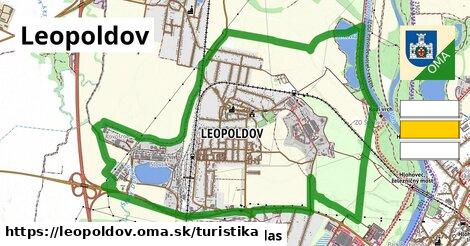 Leopoldov Turistické trasy  