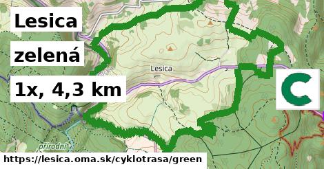 Lesica Cyklotrasy zelená 
