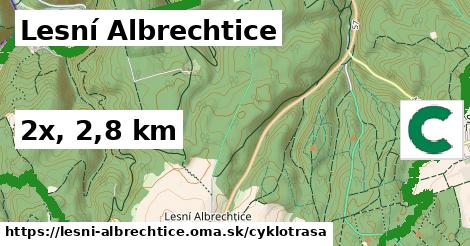 Lesní Albrechtice Cyklotrasy  