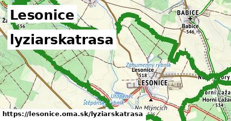 Lesonice Lyžiarske trasy  