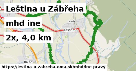 Leština u Zábřeha Doprava iná 