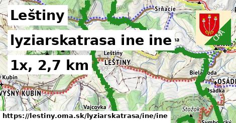 Leštiny Lyžiarske trasy iná iná