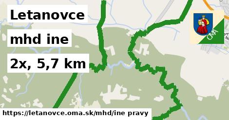 Letanovce Doprava iná 