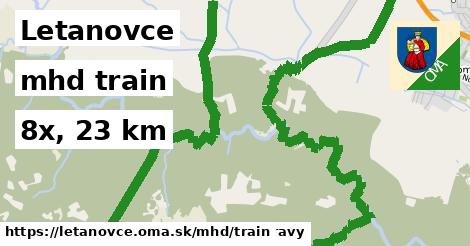 Letanovce Doprava train 