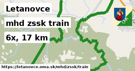 Letanovce Doprava zssk train