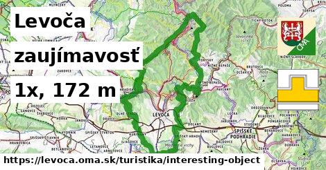 Levoča Turistické trasy zaujímavosť 