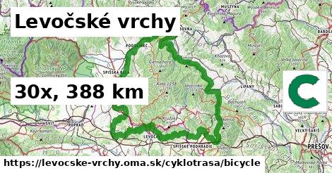 Levočské vrchy Cyklotrasy bicycle 