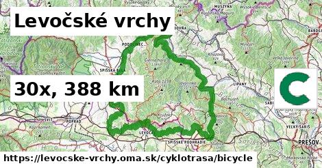 Levočské vrchy Cyklotrasy bicycle 