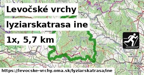 Levočské vrchy Lyžiarske trasy iná 