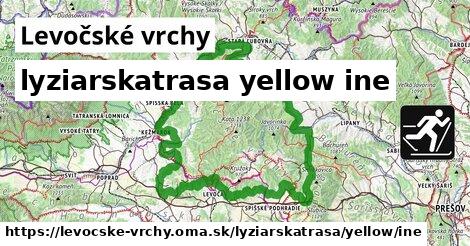 Levočské vrchy Lyžiarske trasy žltá iná