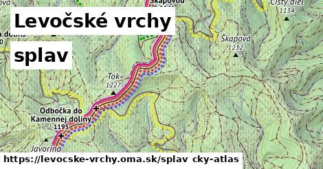 Levočské vrchy Splav  