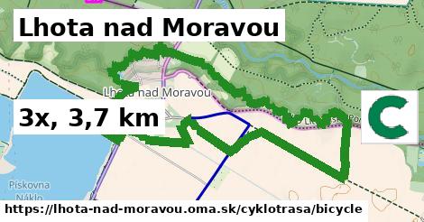 Lhota nad Moravou Cyklotrasy bicycle 
