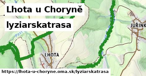 Lhota u Choryně Lyžiarske trasy  