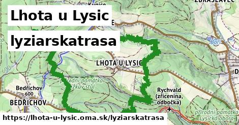 Lhota u Lysic Lyžiarske trasy  