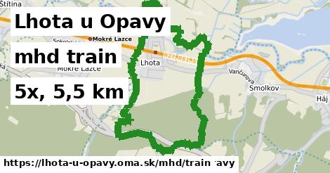 Lhota u Opavy Doprava train 