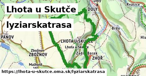 Lhota u Skutče Lyžiarske trasy  