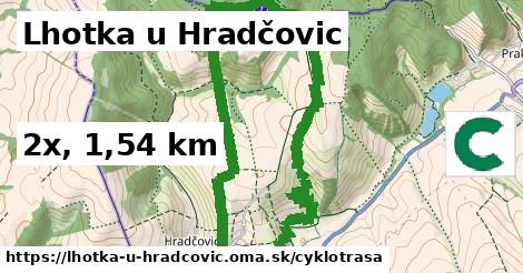 Lhotka u Hradčovic Cyklotrasy  