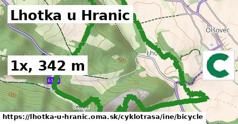 Lhotka u Hranic Cyklotrasy iná bicycle