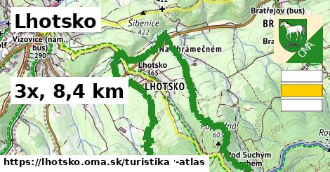 Lhotsko Turistické trasy  