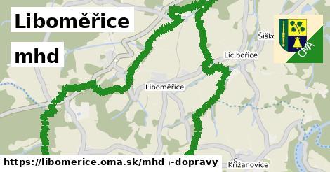 Liboměřice Doprava  